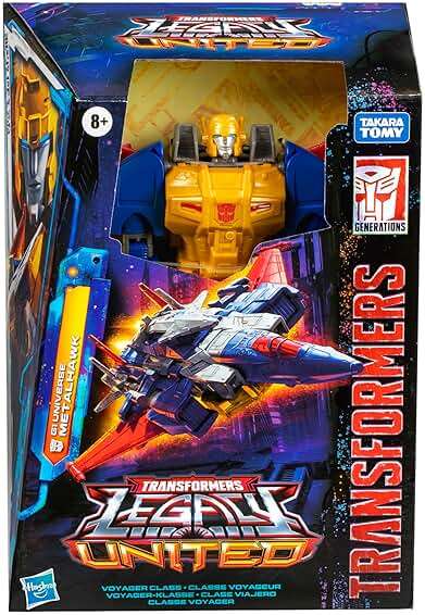 Transformers Legacy United Voyager Class Super-God Masterforce Metalhawk, 7-inch Converting Action Figure, for Boys and Girls Ages 8+ - Image 4