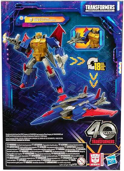 Transformers Legacy United Voyager Class Super-God Masterforce Metalhawk, 7-inch Converting Action Figure, for Boys and Girls Ages 8+ - Image 5