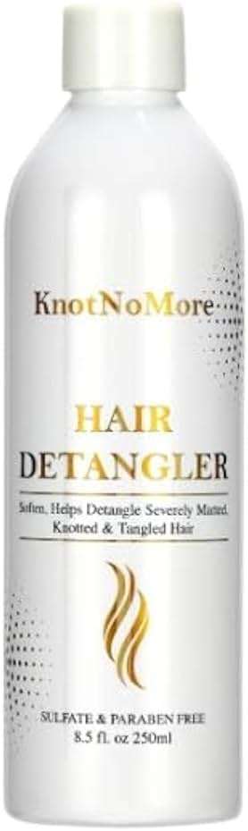 Knot No More Matted Hair Detangler for Extremely Tangled Hair - Sulfate & Silicone Free - 8.5 Fl Oz (250 ml) - Suitable for All Hair Types - Children & Adult Hair Detangler - Image 1