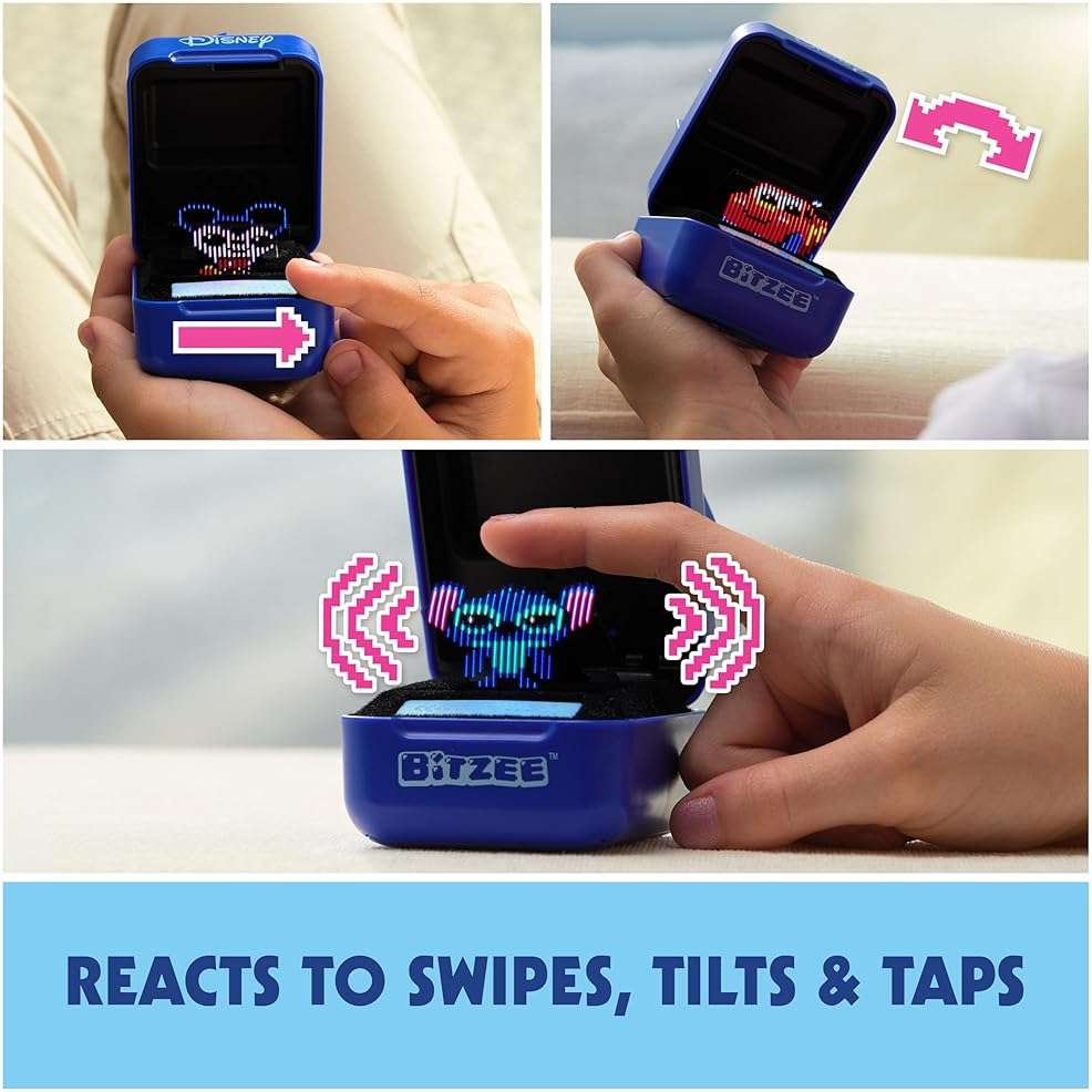 BITZEE, Disney with 30 Interactive Characters Inside, Reacts to Swipes, Tilts & Taps, Disney Toys & Digital Pet Boys & Girls Toys - Image 2