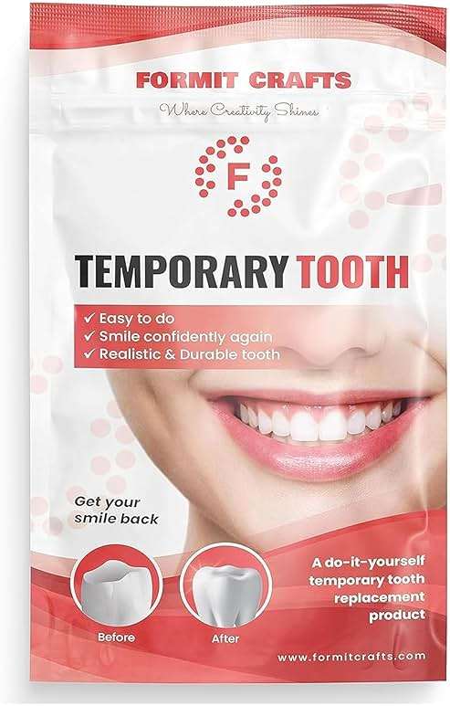 Formit Crafts Thermoplastic Beads for Teeth Repair, 20 Grams | DIY Tooth Filling, Moldable Thermal Beads, For Chipped, Cracked Teeth, Realistic and Durable - Image 1
