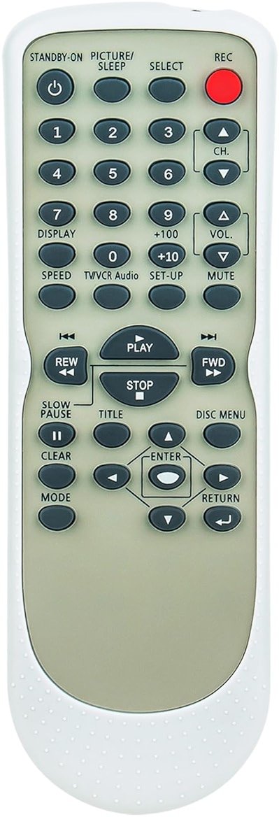 NF109UD Replacement Remote Control Applicable for Magnavox TV/DVD/VCR Combo CMWC20T6 MWC20T6 CT202MW8 CT270MW8 MSD724G CT270MW8A - Product Image