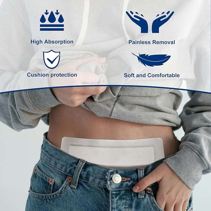 Ceeport Island Dressing Bordered Gauze 4"x10", 25 Individually Packed Non-Stick Pad in Center with Adhesive Border,Soft & Highly Absorbent Medical Grade Dressing Gauze Pad for Wound Care and First Aid - Image 4