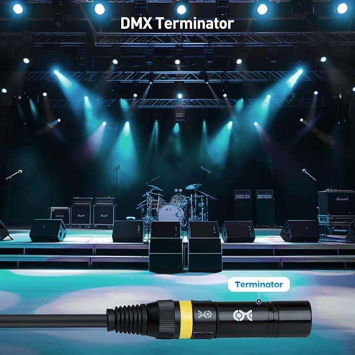 Cable Matters 2-Pack 120 Ohm 3-Pin XLR Terminator/DMX Terminator - Optimal Signal Integrity for Lighting and Audio Systems - Image 3