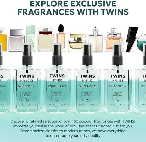 TWINS Impression of Bac. Rou. 540 | Unisex Perfume for Women and Men Eau de Parfum | No.1103 | 3.4 Fl Oz / 100 ml - Image 5