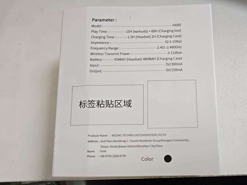 Wireless Earbuds 75hrs Bluetooth 5.4 Headphone Sport, 2025 Bluetooth Earbuds Stereo Deep Bass Over Ear Bud with Earhooks, ENC Noise Cancelling Mic, IPX7 Waterproof Earphone for Workout/Running - Image 9