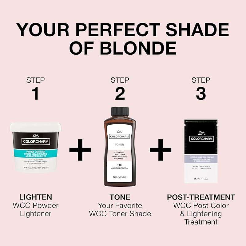 COLORCHARM Permanent Liquid Hair Toners | Neutralize Brass | Healthy-Looking Blondes Tones | Vegan & Free of Parabens - Image 8