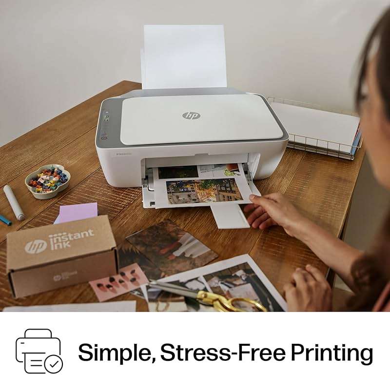 HP DeskJet 2855e Wireless All-in-One Color Inkjet Printer, Scanner, Copier, Best-for-home, 3 month Instant Ink trial included. This printer is only 2.4 ghz capable. (588S5A) - Image 14