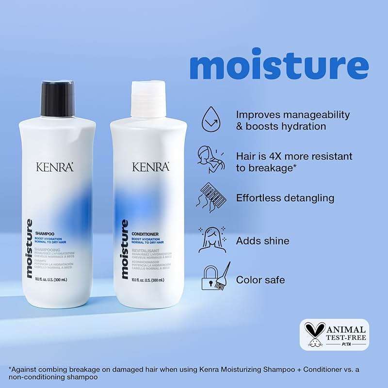 Kenra Moisture Conditioner | Boost Hydration | Improve Manageability and Shine | Nourish Dry Hair | Color Safe | Efforless Detangling | Normal to Dry Hair - Image 2