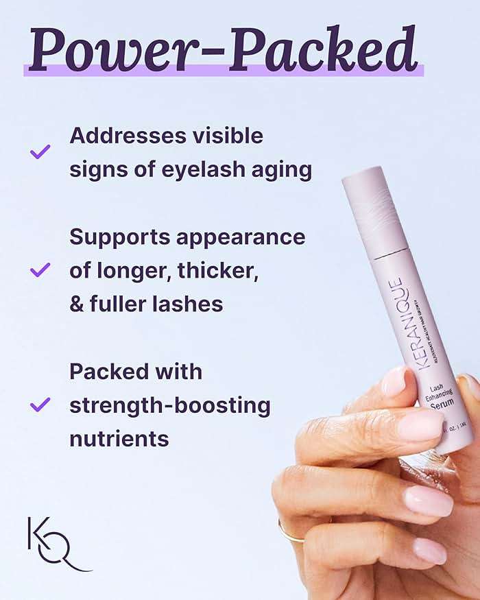 Keranique Lash Growth Serum - Eyelash Enhancer for Women with Thin & Brittle Lashes - Intense Boost for Long, Natural Eyelashes - Image 4
