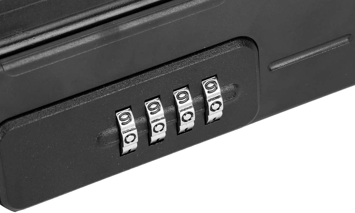 Portable Small Lock Box, Security Case LockBox with Code, Shockproof 4 Digit Password Lock with Detachable Steel Wire Rope for Beach Travel Hotels - Image 10