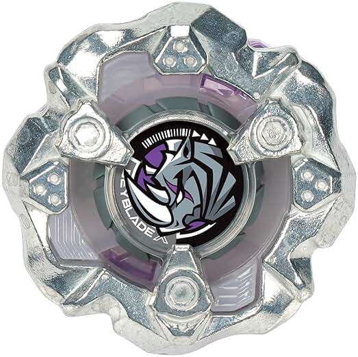 Beyblade X Horn Rhino 3-80S Booster Pack Set with Defense Type Right-Spinning Top; Battling Top Toys for 8 Year Old Boys and Girls - Image 2
