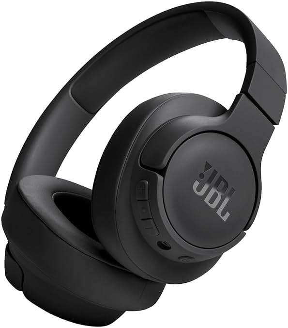 JBL Tune 720BT - Wireless Over-Ear Headphones with JBL Pure Bass Sound, Bluetooth 5.3, Up to 76H Battery Life and Speed Charge, Lightweight, Comfortable and Foldable Design (Black) - Image 1