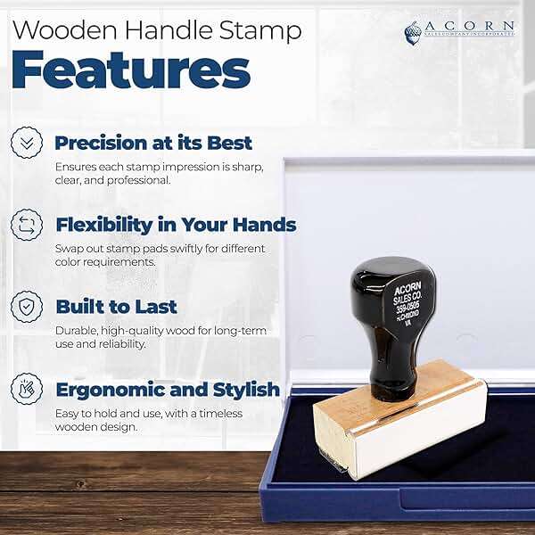 Custom Home Rubber Stamper - Fierce Scar Flying Dragon Design, Ideal for Personalizing Documents, 7/8 X 2-1/4 Size, Wood Handle, Uses Ink Pad - Unique Flying Dragon Rubber Stamp - Image 4