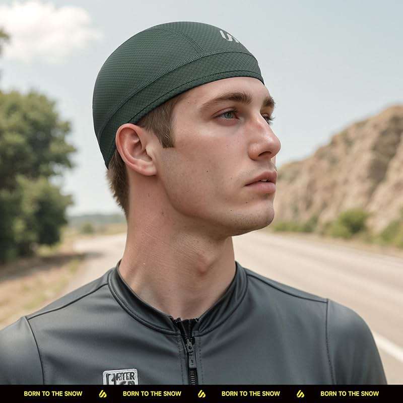 3 Pieces Skull Cap Helmet Liner, Cooling Hat Welding Cycling Beanies Head wrap for Men Women Hard Hat Durags - Image 7