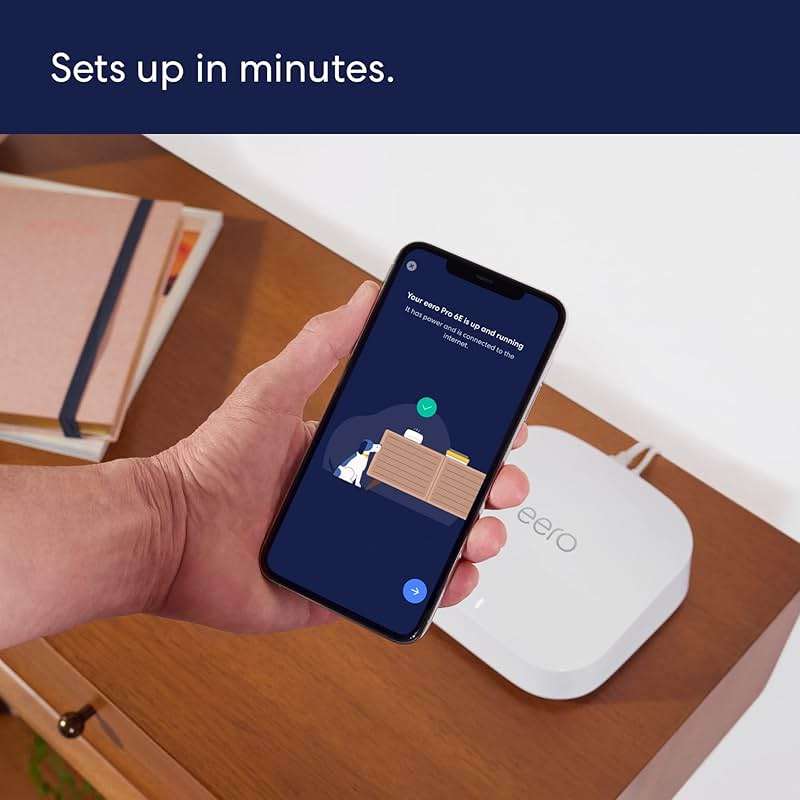 Amazon eero Pro 6E mesh wifi system with 1 month free eero Business (auto-renews annually) - Coverage up to 4,000 sq. ft., Connect 100+ devices, 2-pack - Image 6