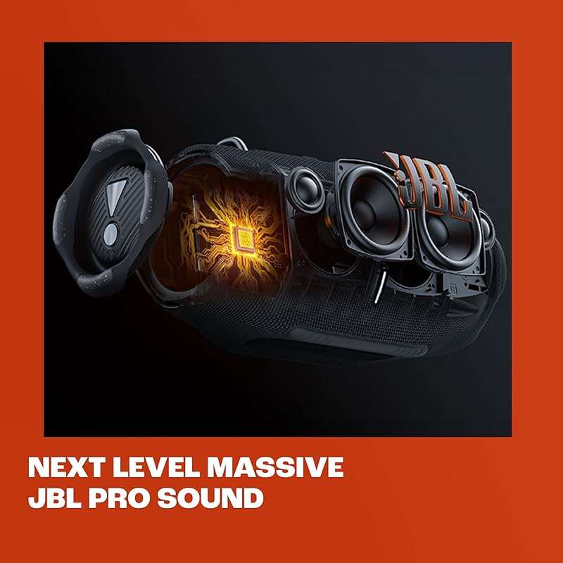JBL Xtreme 4 - Portable Bluetooth Speaker, Powerful Sound and Deep Bass, IP67 Waterproof, 24 Hours of Playtime, Powerbank, Auracast for Multi-Speaker Pairing (Black) - Image 3