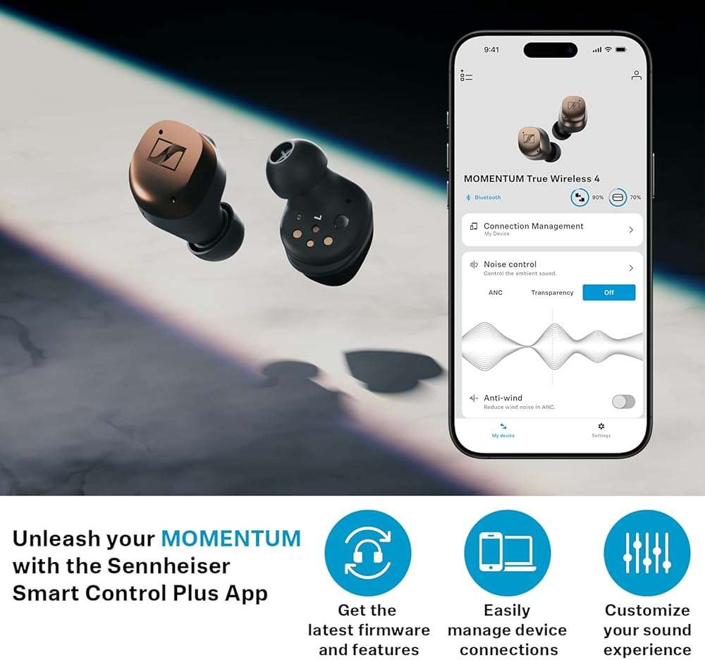 Sennheiser MOMENTUM True Wireless 4 Black Copper - Image 2