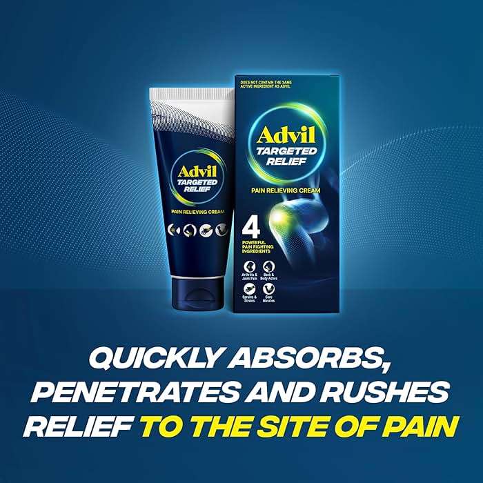 Advil Targeted Relief Pain Relieving Cream, Up to 8 Hours of Powerful Relief of Minor Arthritis Pain, Joint Pain, Lower Back Pain and Muscle Pain - 2.3 oz - Image 12