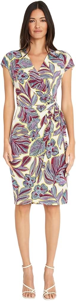 Maggy London Women's Printed Matte Jersey Wrap - Product Image