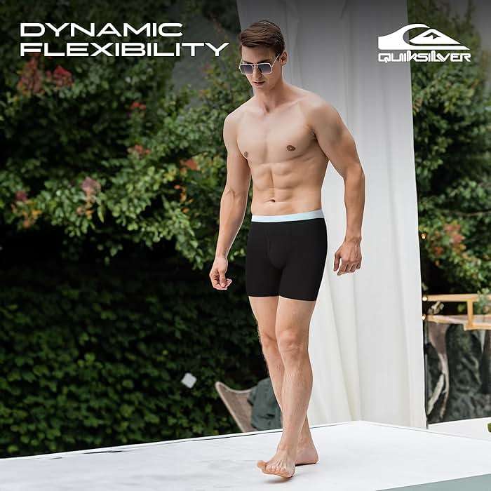 Quiksilver Mens Underwear 4 Pack Boxers for Men Supersoft Brushed Polyester Mens Boxer Briefs - Image 3