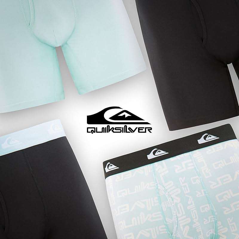 Quiksilver Mens Underwear 4 Pack Boxers for Men Supersoft Brushed Polyester Mens Boxer Briefs - Image 5
