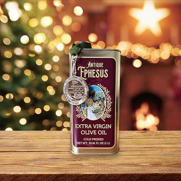 Extra Virgin Olive Oil Cold Pressed - London Award-Winning - 33.81 Fluid Ounce,Antique Ephesus, Mediterranean Region of Ayvalik Turkey (Extra Virgin) - Image 4