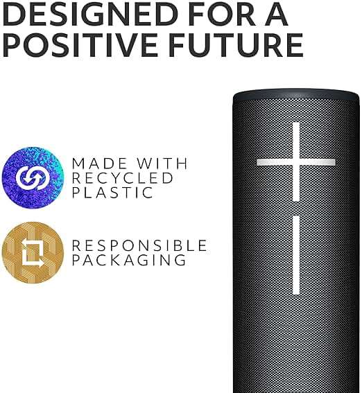 Ultimate Ears Boom 4 Portable Waterproof Bluetooth Speaker with Balanced 360-Degree Sound with Clear Audio and Bass, Floating Speaker with 15-Hour Battery and 147ft (45m) Range - Black - Image 7