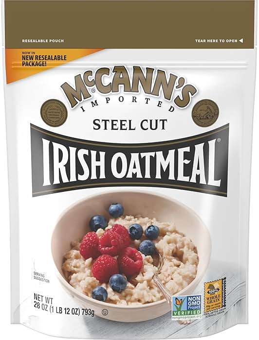 McCann's Irish Oatmeal, Traditional Steel Cut Oats, 28 Ounce Bag (Pack of 6) - Image 1
