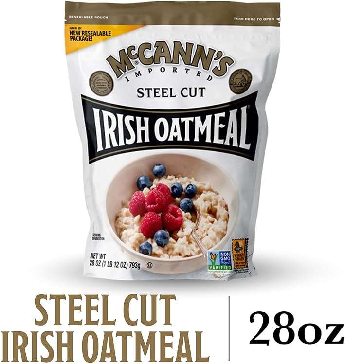McCann's Irish Oatmeal, Traditional Steel Cut Oats, 28 Ounce Bag (Pack of 6) - Image 2