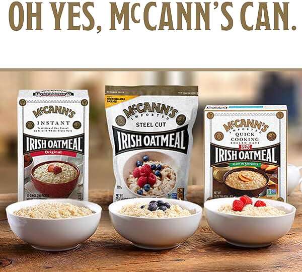 McCann's Irish Oatmeal, Traditional Steel Cut Oats, 28 Ounce Bag (Pack of 6) - Image 8
