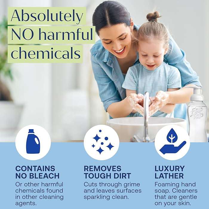 Fab Tab Home Starter Kit - Natural Cleaning Products - Household Cleaners - All-Purpose Cleaner Tablets - Plant-Based, Plastic-Fee - No Harsh Chemicals | Cleaning Kit - Image 6