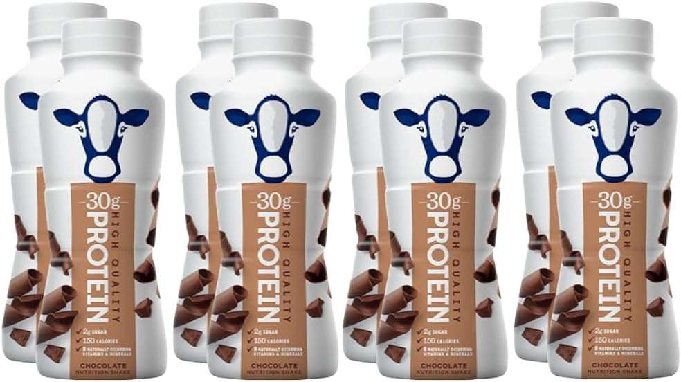 Niro Assortment | Protein Shakes, Pack Of 8 - Chocolate Shake 11.5 Oz Each - Premium Protein Shake With Beverage Sleeve - Image 1