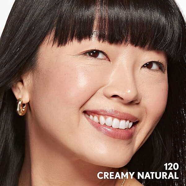 COVERGIRL Clean Invisible Foundation Makeup, Dewy & Glowy Finish, Buildable Coverage, Skin-Like Smooth Look, Vegan, Creamy Natural, 1oz - Image 8