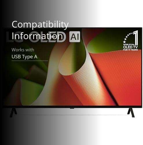 LG 65-Inch Class OLED B4 Series Smart TV 4K Processor Flat Screen with Magic Remote AI-Powered with Alexa Built-in (OLED65B4PUA, 2024) - Image 3