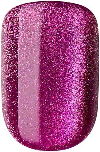 Kiss colorFX by Impress Press On Nails, Levels, 30 No Glue Peel and Stick Nails Kit with IMPROVED Adhesive, Pink Squoval Chrome Effect, Includes Prep Pad, Manicure Stick & Mini File - Image 8