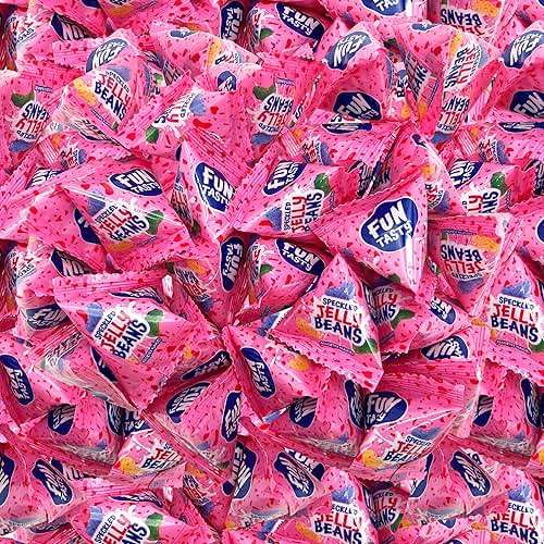 Jelly Beans - 60 Mini Packs - Individually Wrapped Candy for Classroom Rewards, Buffets, Goodie Bags & Party Favors - Bulk Jelly Beans - Fruit Flavors - Image 1