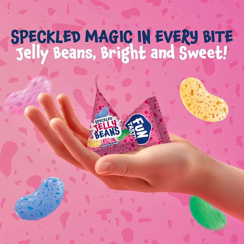 Jelly Beans - 60 Mini Packs - Individually Wrapped Candy for Classroom Rewards, Buffets, Goodie Bags & Party Favors - Bulk Jelly Beans - Fruit Flavors - Image 4