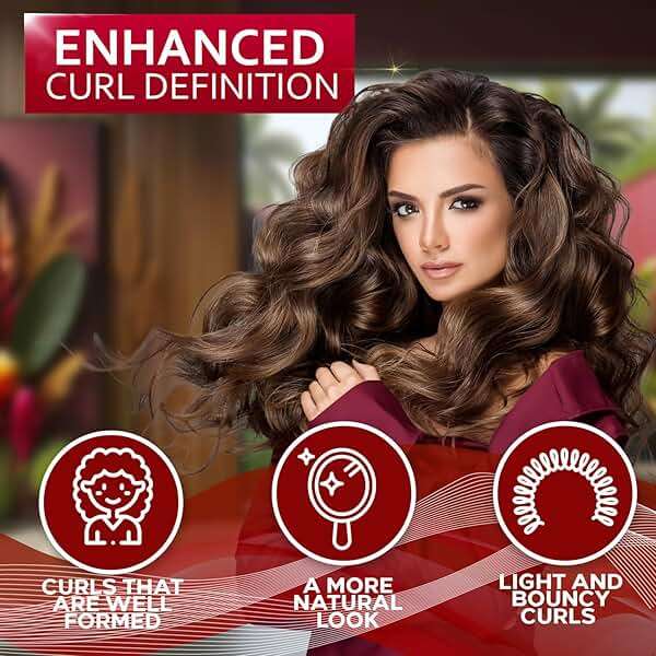 Curly Hair Shampoo and Conditioner Set - For Defining Wavy, Permed, Frizzy, Fine and Black Curls - Moisturizing, Sulfate Free Formula for Women and Men - Products are Safe for Color Treated Locks - Image 4
