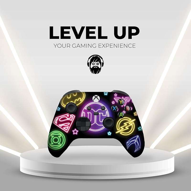 DreamController DC Comiic NEON Custom X-box Controller Wireless compatible with X-box One/Series X/S Proudly Customized in USA I Permanent HYDRODIP Print(NOT JUST A SKIN)(MODDED) - Image 7