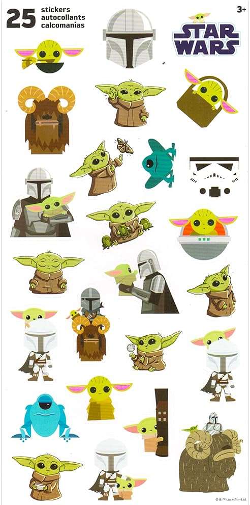 Baby Yoda Backpack with Lunch Box Set - Bundle of Mandalorian Backpack, Lunch Box, Water Bottle, Stickers, More | Star Wars School Supplies for Kids - Image 4