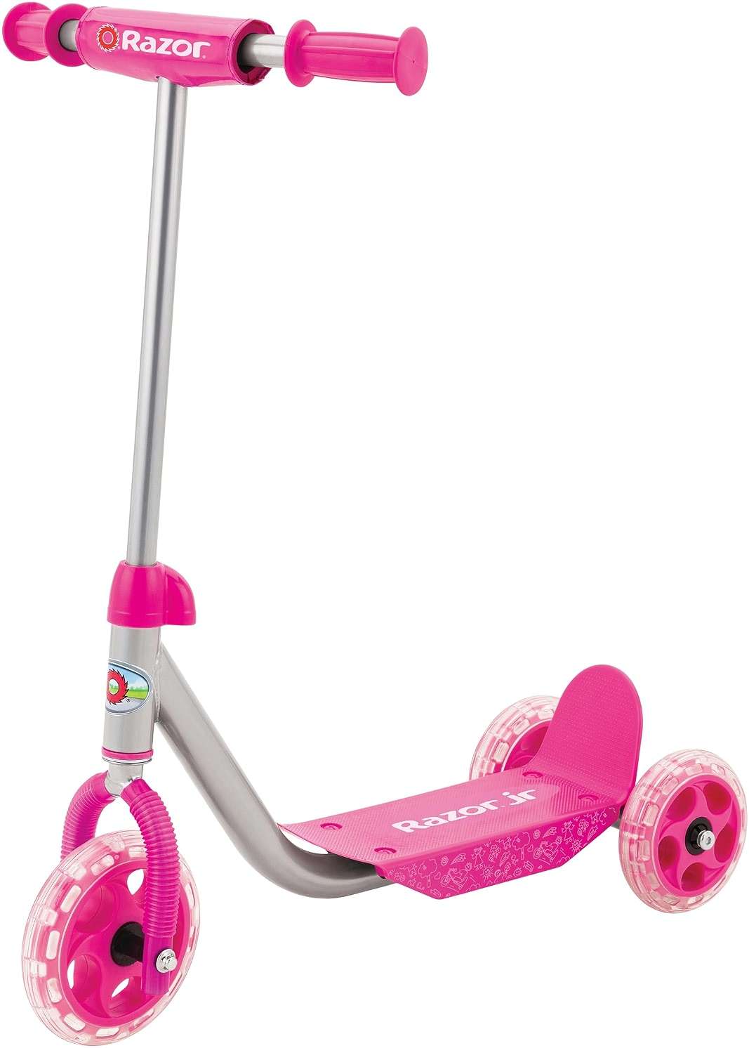 Razor A5 LUX Kick Scooter - Pink - FFP,38.6 Inch & Jr. Lil' Kick Scooter - Image 5