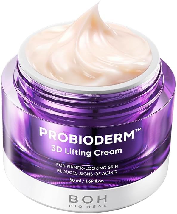 BIOHEAL BOH Probioderm 3D Lifting Cream 1.7 fl oz - Cardi B's Advanced Korean Facial Night Cream with 17-Peptide Complex & Probioderm for Face and Neck, Butter-Rich Texture for Perfect Slugging - Product Image
