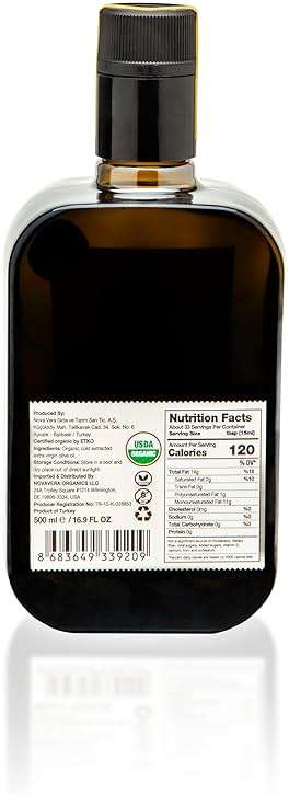 NVG NOVAVERA 1,000+ MG/KG High Polyphenol Rich Olive Oil, Early Harvest, USDA Organic Drinking Extra Virgin Olive Oil, Evoo World Ranking Top 1, Low Acidity, Cold Pressed, 16.9 oz - Image 2