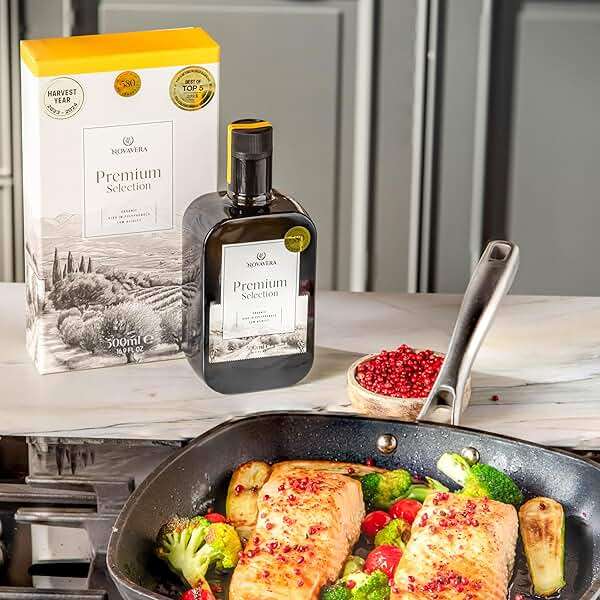 NVG NOVAVERA 1,000+ MG/KG High Polyphenol Rich Olive Oil, Early Harvest, USDA Organic Drinking Extra Virgin Olive Oil, Evoo World Ranking Top 1, Low Acidity, Cold Pressed, 16.9 oz - Image 6