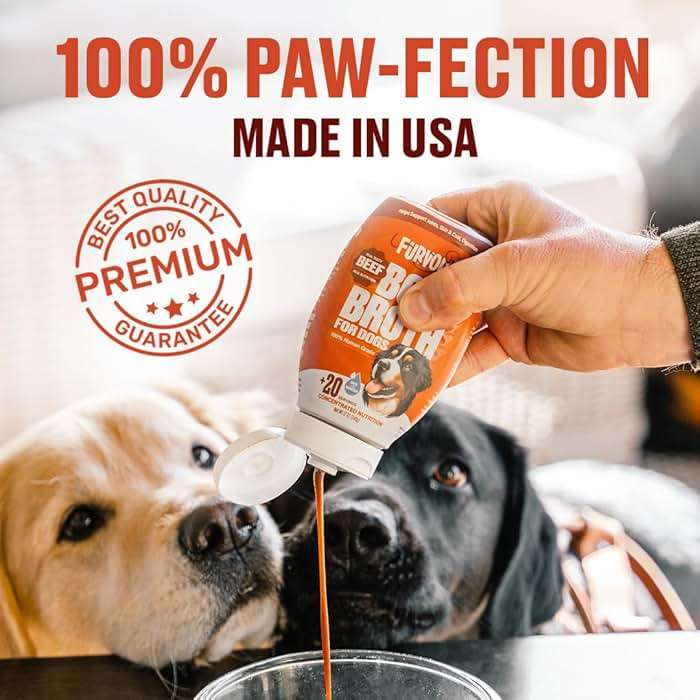 Beef Bone Broth Concentrate for Dogs - Collagen Protein Supplement - Digestion, Mobility, Coat, Immune System, Joints - Healthy Dog Food Gravy Topper - Human Grade, Made in USA (12 oz, 20 Servings) - Image 8