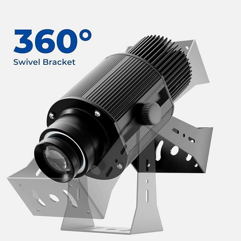 ARXENOVATH 50w Logo Projector for Business Custom GOBO Projectors Rotating Store Floor Personalized Wall Outdoor Waterproof IP67 Image for Shop Advertising,Wedding Stage - Image 9