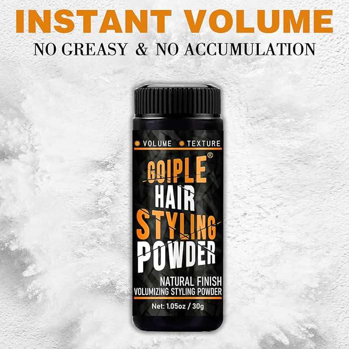Matte Clay Firm Hold Hair Clay for Men Water Based & Hair Styling Powder for Natural Finish Volumizing & Texturizing Hair Powder & Sea Salt Spray for All Hair Adds Instant Thickness Light Hold (3PCS) - Image 4