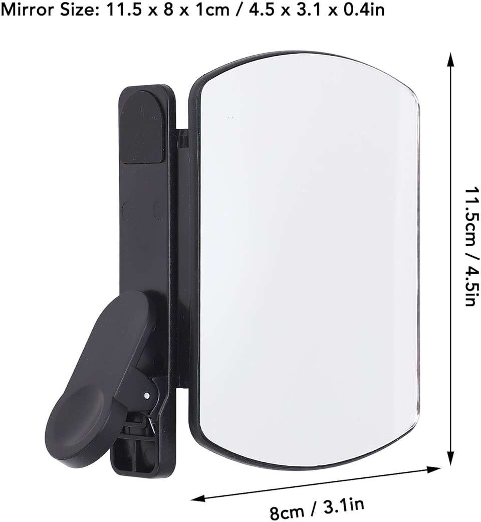 High Definition Phone Camera Reflection Shooting Mirror with Clip for Smartphone Photography, Flip Mirror for Landscape and Portrait Shots, Compact Glass Lens for Clear Reflections - Image 9