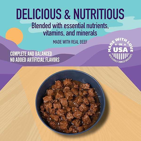 A Strong Heart Wet Dog Food, Cuts in Gravy with Beef — 13.2 oz Cans (Pack of 12), Complete & Balanced, All Life Stages, Made in USA - Image 4